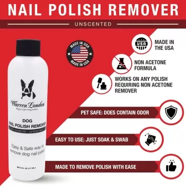 Warren London - Dog Nail Polish Remover | Non Acet...