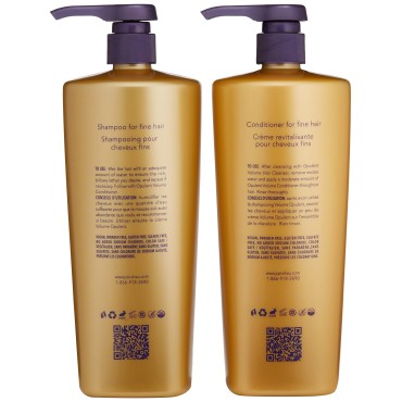 1L VOLUME CLEANSER AND CONDITIONER...