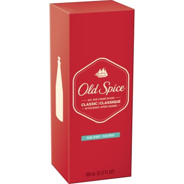 Old Spice Classic After Shave Lotion, Pure Sport, 6.37 Ounce Bottle,Pack of 3