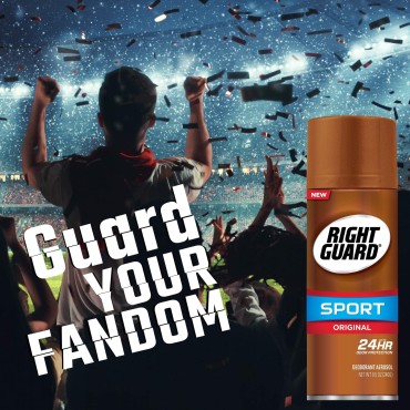Right Guard Sport Deodorant Aerosol Spray, Original, 8.5 oz