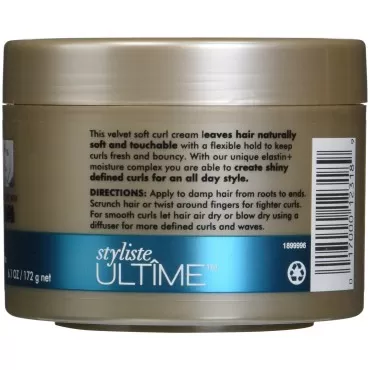 Schwarzkopf Styliste Ultime Elastin Curls Hair Cream, 6.1 Ounce