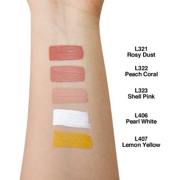 CHUSE Professional Mixing Corrector Pigment - Permanent Mixing Corrector Makeup - High Retention - Colours Heal True to Tone - L407 Lemon Yellow, 0.35oz