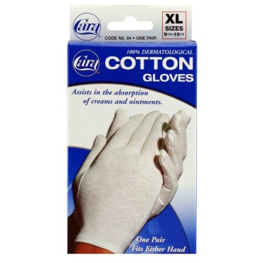 Cara Moisturizing Eczema 100% Premium Cotton Glove...