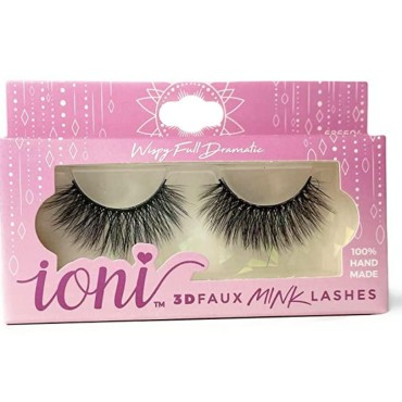 3 packs IONI 3D Faux Mink Lashes XL Wispy Full Dra...