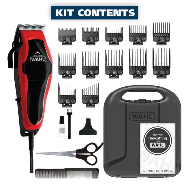 Wahl USA Clip ‘N Trim 2 In 1 Corded Hair Clipper with Pop Up Trimmer Kit, Perfect for Home Haircuts and Touching Up Around Necklines and Sideburns - Model 79900-1501P