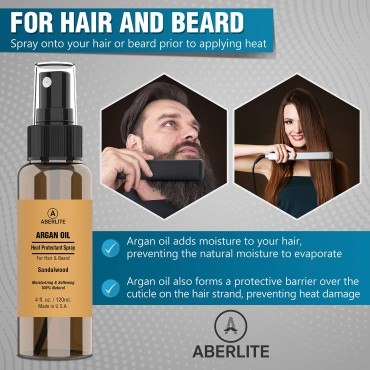 Aberlite Hair & Beard Heat Shield Protectant Spray...