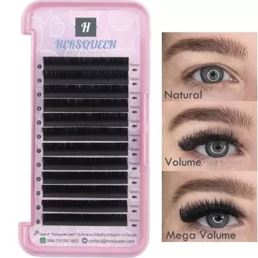 Individual Classic Eyelash Extensions .20 C Curl D Curl Natural Looking Salon Tray Silk Lashes Semi Permanent Eyelash Russian Volume Faux Mink Eyelash Extension .07 .10 .15 J B