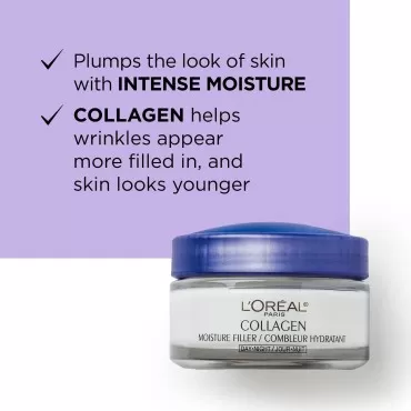 L'Oreal Paris Collagen Daily Face Moisturizer, Red...