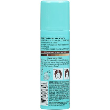 Loreal Root Cover Up Spray Medium Brown 2oz (6 Pac...