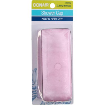 Conair Terry Lined Showercap, 2.4 Ounce...