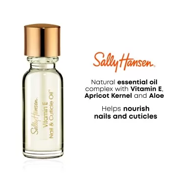 Sally Hansen Vitamin E Nail and Cuticle Oil, 0.45 ...