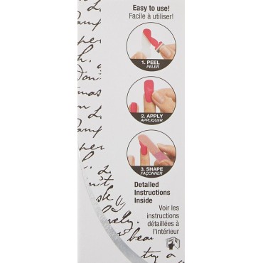 Sally Hansen Salon Effects Real Nail Polish Strips, Love Letter, 16 Count