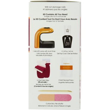 Sally Hansen Salon Insta Gel Strips Starter Kit, Red My Lips