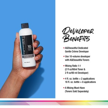 AGE beautiful 10 Volume Gentle Creme Hair Develope...