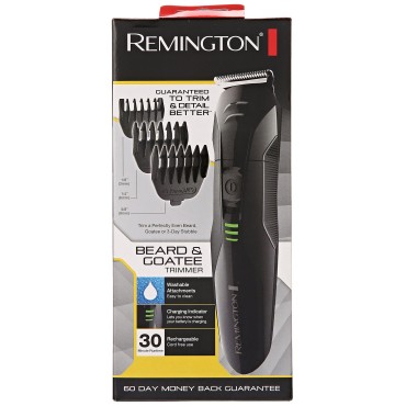 Remington PG6015A Rechargeable Stubble and Beard Trimmer, Black