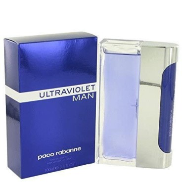 Paco Rabanne Ultraviolet Eau de Toilette Spray for Men, 3.4 oz