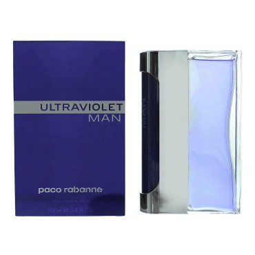 Paco Rabanne Ultraviolet Eau de Toilette Spray for Men, 3.4 oz