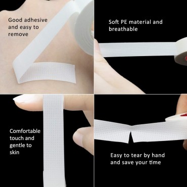 8 Rolls Eyelash Extension Tape Micropore Breathabl...