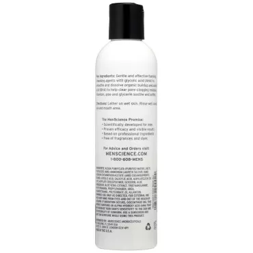 MenScience Androceuticals Daily Face Wash, 8 Fl Oz