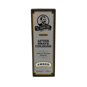 Colonel Ichabod Conk Amber After Shave Cologne 4 F...
