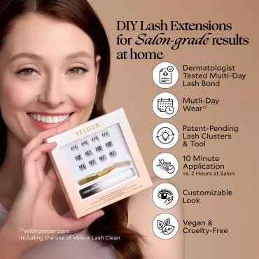 Velour Xtensions Kit | Lash Clusters DIY Eyelash E...