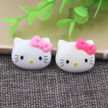 Vnsport Hello, Kitty Kawaii 60Pcs/Lot Cute Resin N...