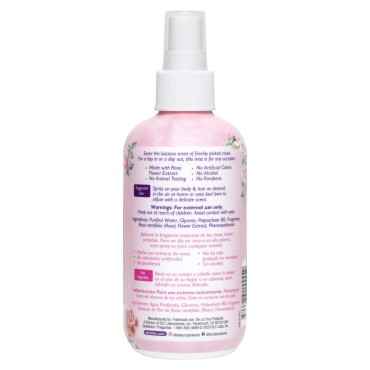 De La Cruz Rose Water Body Mist - Rosewater Spray ...