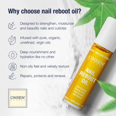 Organic Cuticle Oil for Nails - USA Made - Japanes...