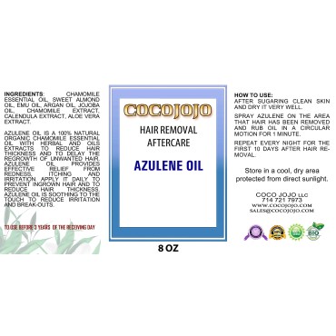 Azulene Oil After Waxing Sugaring Soothing Hair Re...