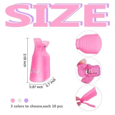Acrylic Nail Soak Off Clips Reusable, TsMADDTs Gel...