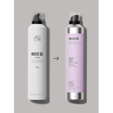 AG Care Mousse Gel Extra-Firm Curl Retention, 10 F...