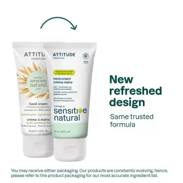 ATTITUDE Nourishing Hand Cream for Sensitive Skin ...