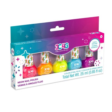 3C4G THREE CHEERS FOR GIRLS - Neon Nail Polish Set...