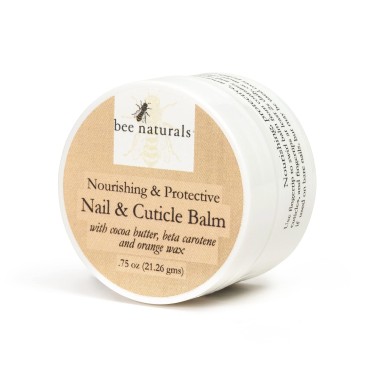 Bee Naturals Nourishing And Protective Nail And Cuticle Balm With Cocoa Butter And Beta Carotene