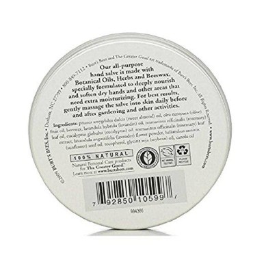 Burt's Bees Farmer's Friend Hand Salve, 3-Ounce Ti...