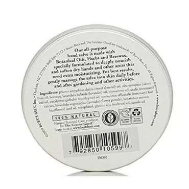 Burt's Bees Farmer's Friend Hand Salve, 3-Ounce Ti...