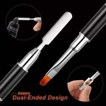 Kalolary Dual-Ended Poly gel Brush & Picker, 2 in ...
