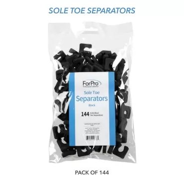 ForPro Sole Toe Separators - Black Luxurious Foam ...