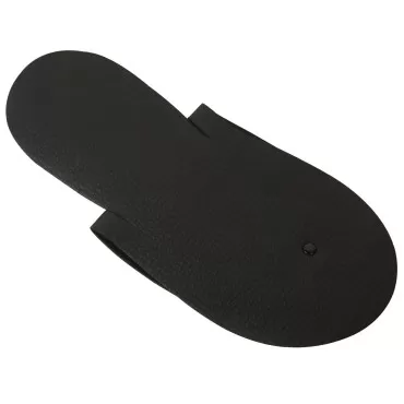 ForPro Comfy Pedi Slippers, Black, Disposable Foam...