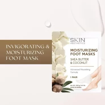 Skin Aesthetics Shea Butter & Coconut Foot Masks M...