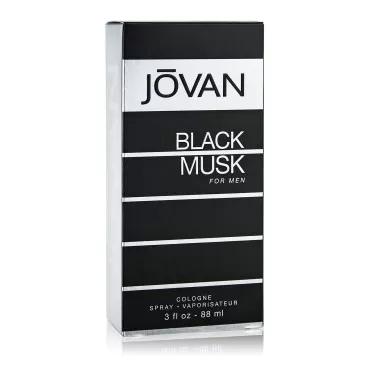Jovan Black Musk Eau De Cologne Spray for Men, Mul...