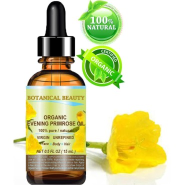 Botanical Beauty ORGANIC EVENING PRIMROSE OIL. 100...