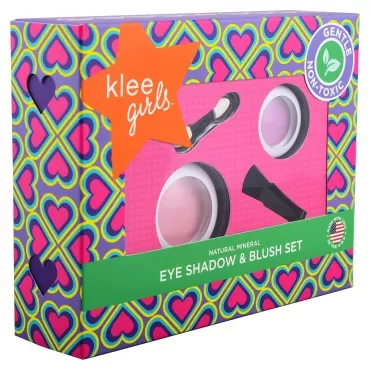Klee Naturals Mineral Eye Shadow and Blush Set (Whisper and Dream)