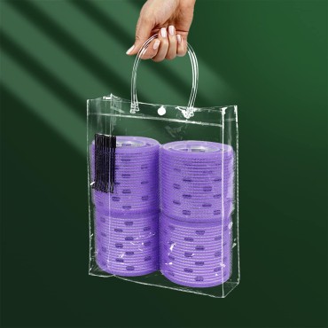 Hair Rollers 8 Pack, Self Grip Hair Curlers Assorted Size Heatless Hair Curlers, Velcro Rollers Styling Curling and Appliances with Storage Bag and Clips (2 in 4 Pack & 1.9 in 4 Pack)