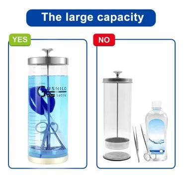 Gusnilo Sanitizing Jar (42 ounces) with Stainless ...