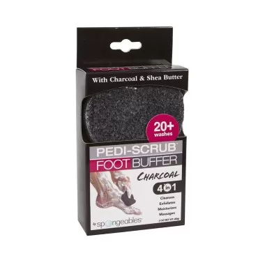 Spongeables Pedi-Scrub Foot Buffer, Sweet Sangria,...