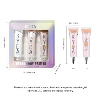 Ownest 3 Colors Eyeshadow Makeup Primer,Liquid Mat...