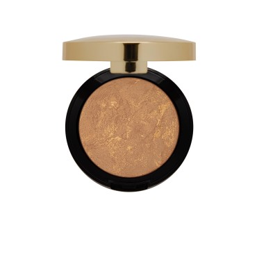 Milani Baked Bronzer - Soleil, Cruelty-Free Shimmer Bronzing Powder to Use For Contour Makeup, Highlighters Makeup, Bronzer Makeup, 0.25 Ounce