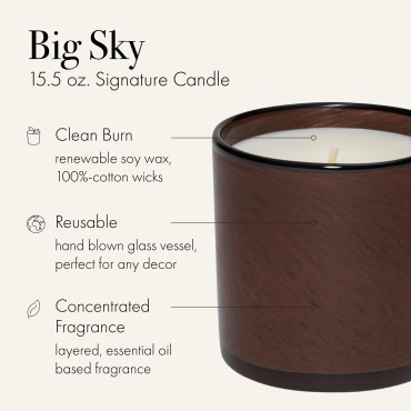 LAFCO New York Signature Candle, Big Sky - 15.5 oz...