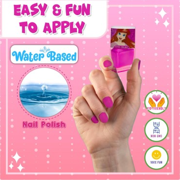 Townley Girl Disney Princess Non-Toxic Peel-Off Na...